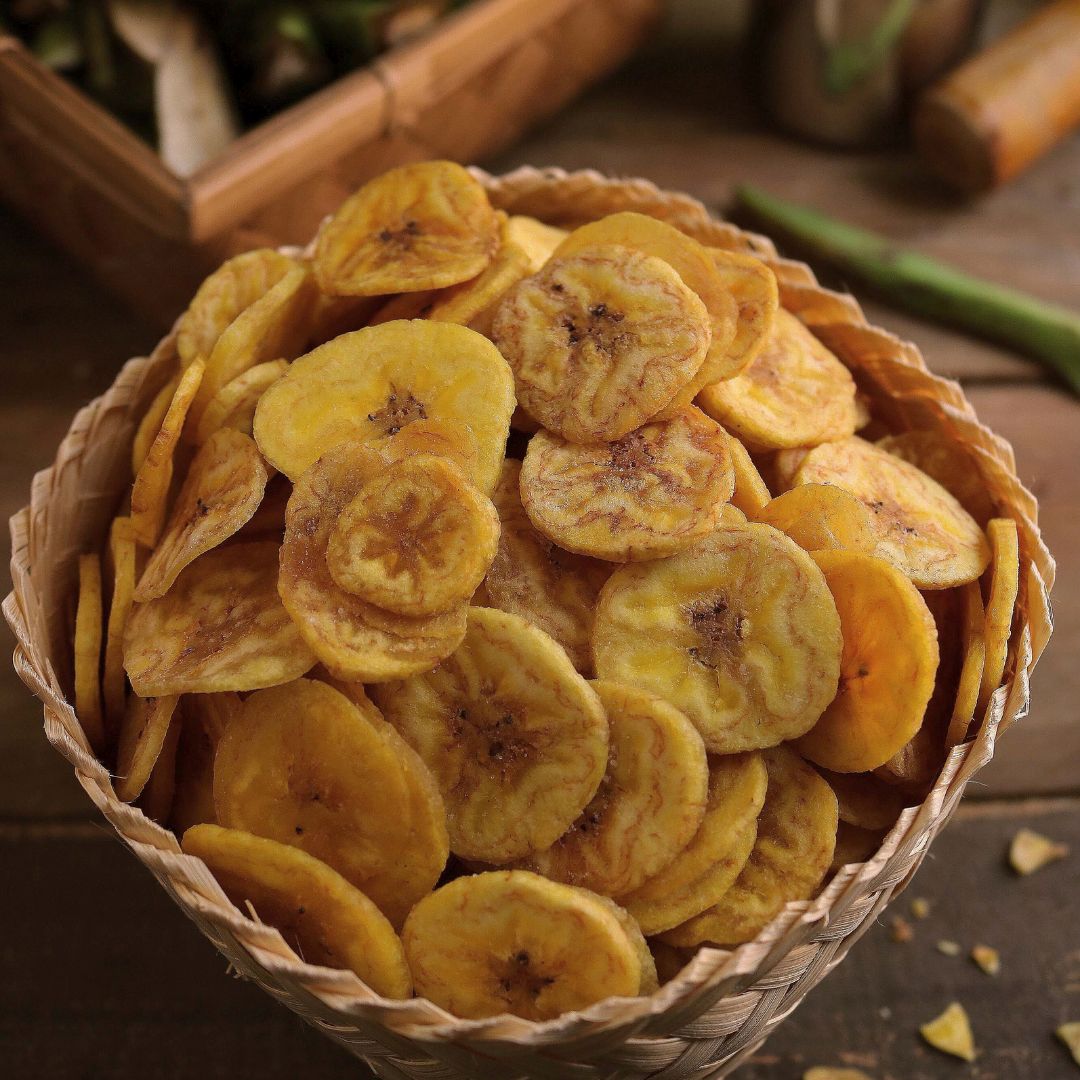 Crispy dried banana 1