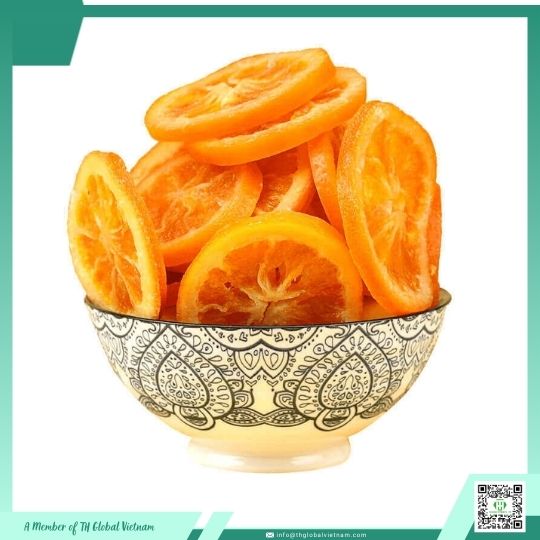 soft dried orange vietnam natural snack
