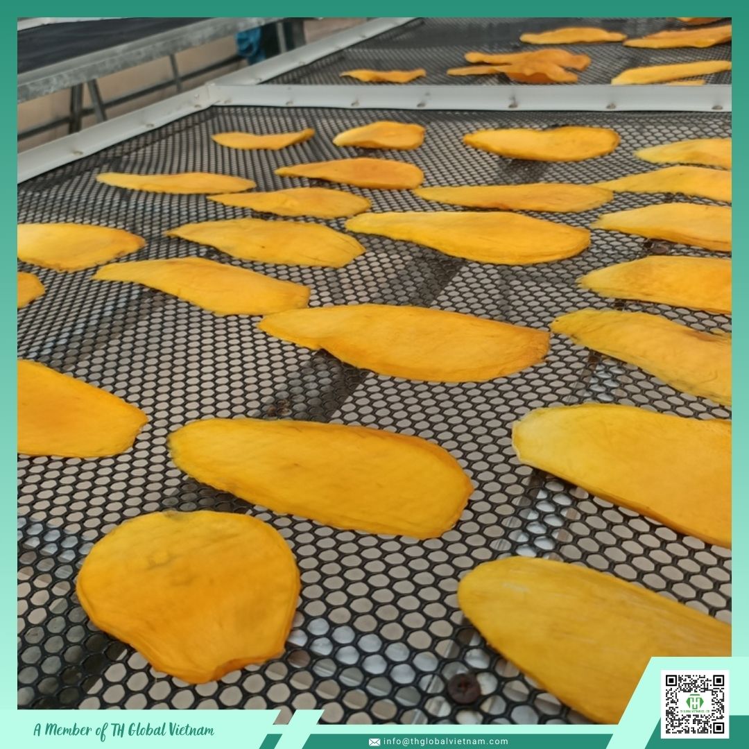 Close up of soft dried mango texture